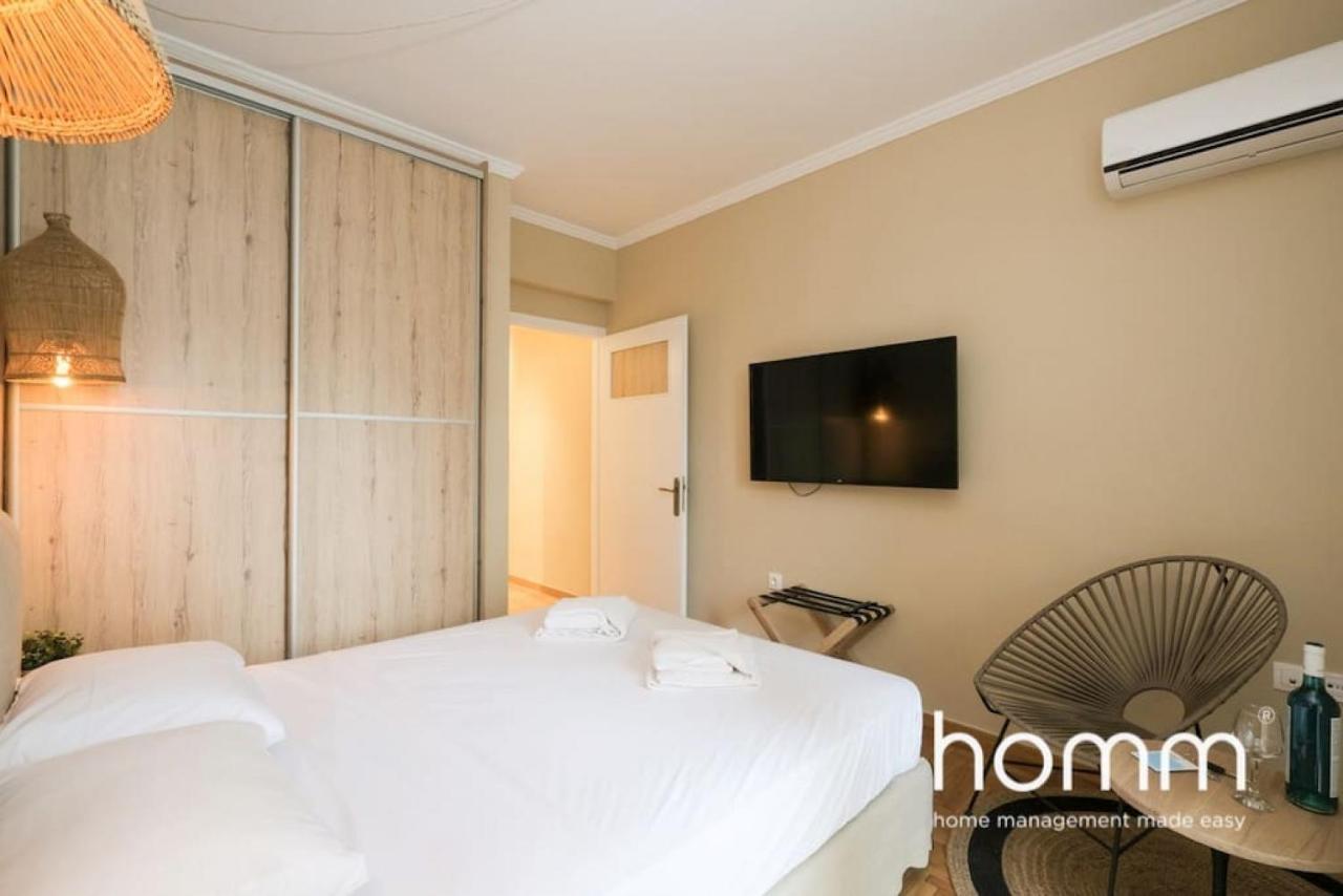 Athens Riviera Homm Flat 4 Min Walk From Beach, Thiseos Str Buitenkant foto